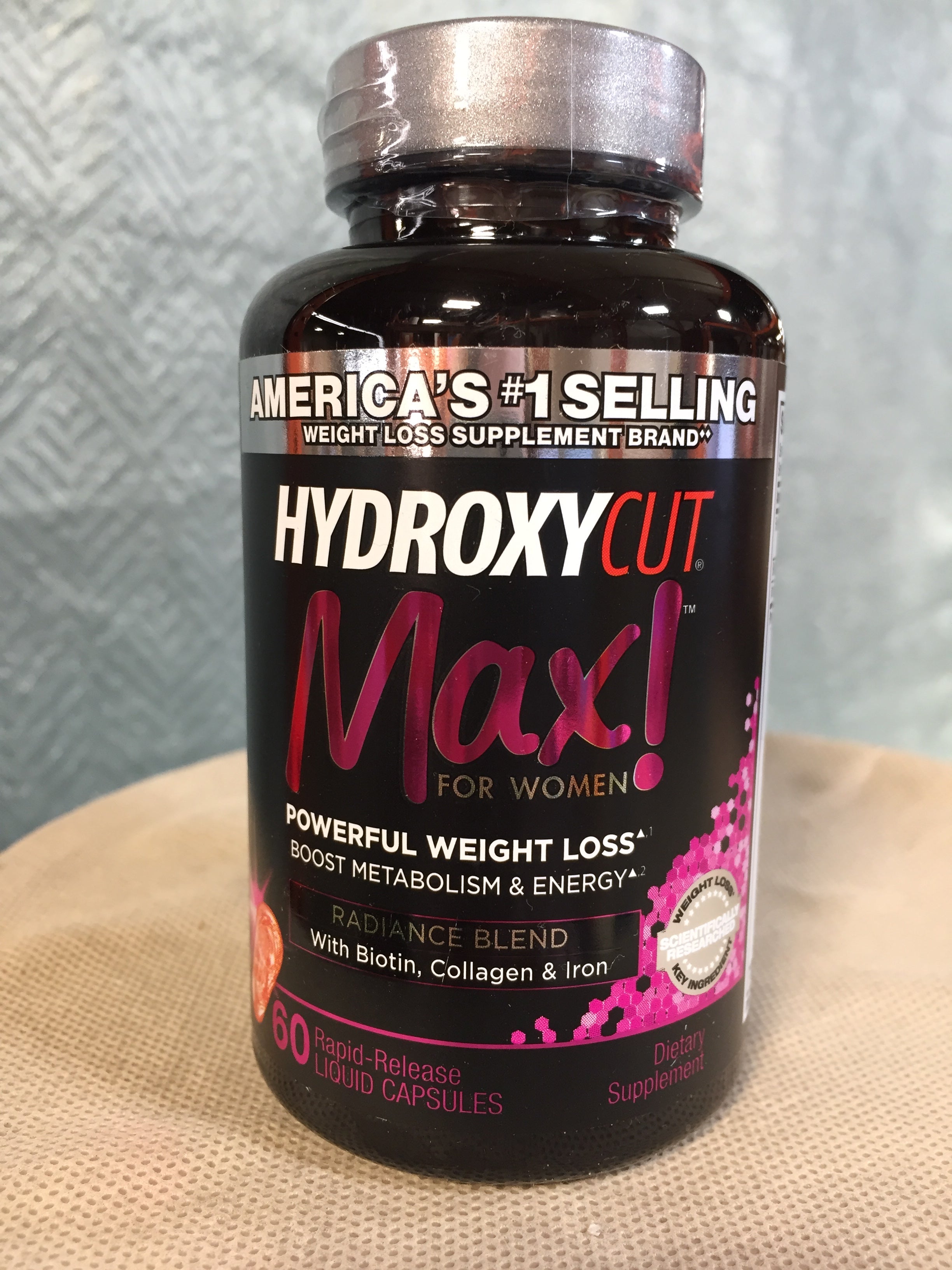 HydroxyCut MAX! Weight Loss Supplement for Women - 60 Liquid Capsules - 07/2023 (7570009194734)